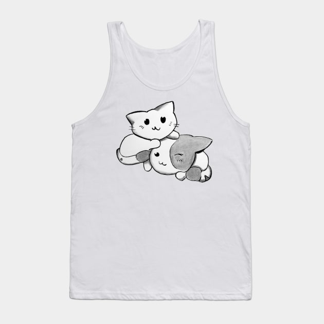 Kawai Cat Tank Top by Eikia